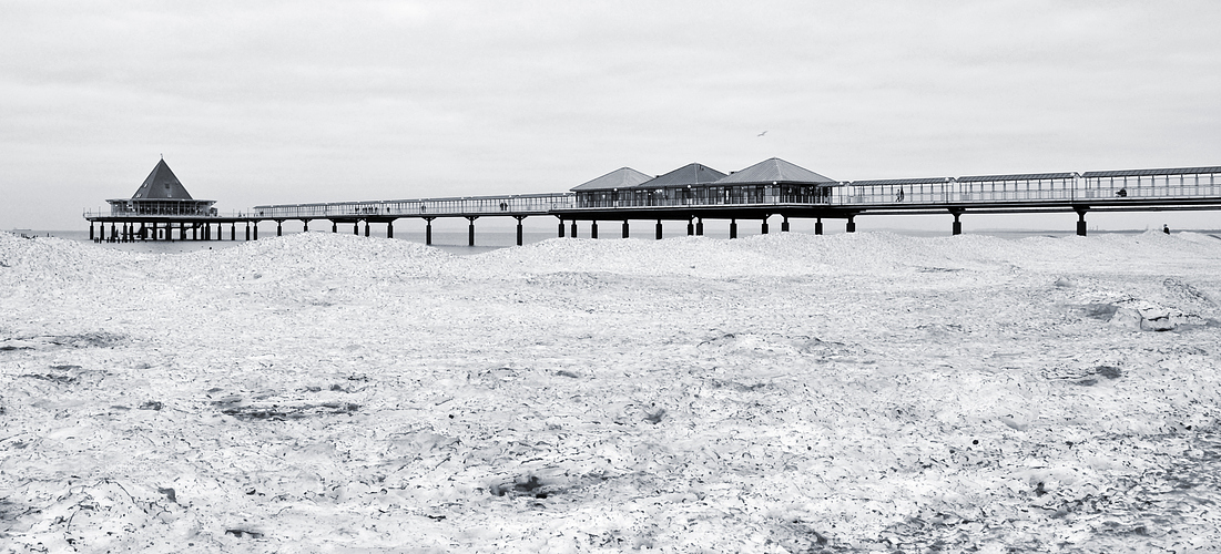 Winter an der Heringsdorfer Seebrücke