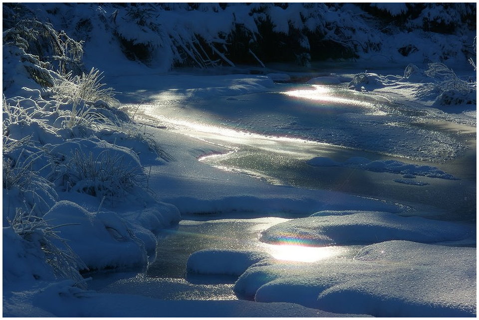 Winter an der Heve von Gernot Disselhoff 