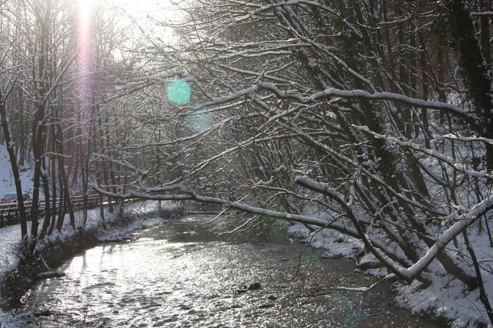 Winter an der Hönne im Hönnetal