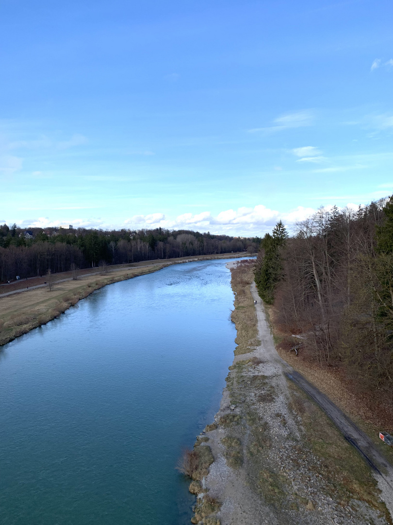 Winter an der Isar