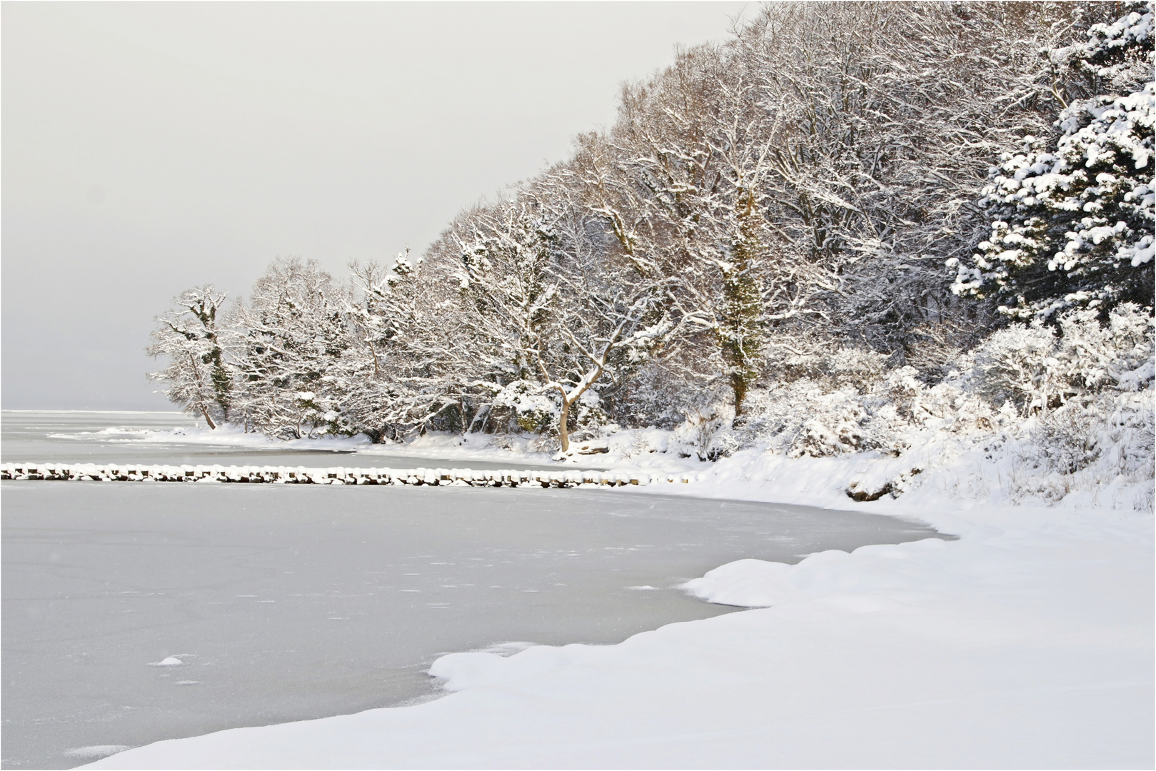 Winter an der Küste