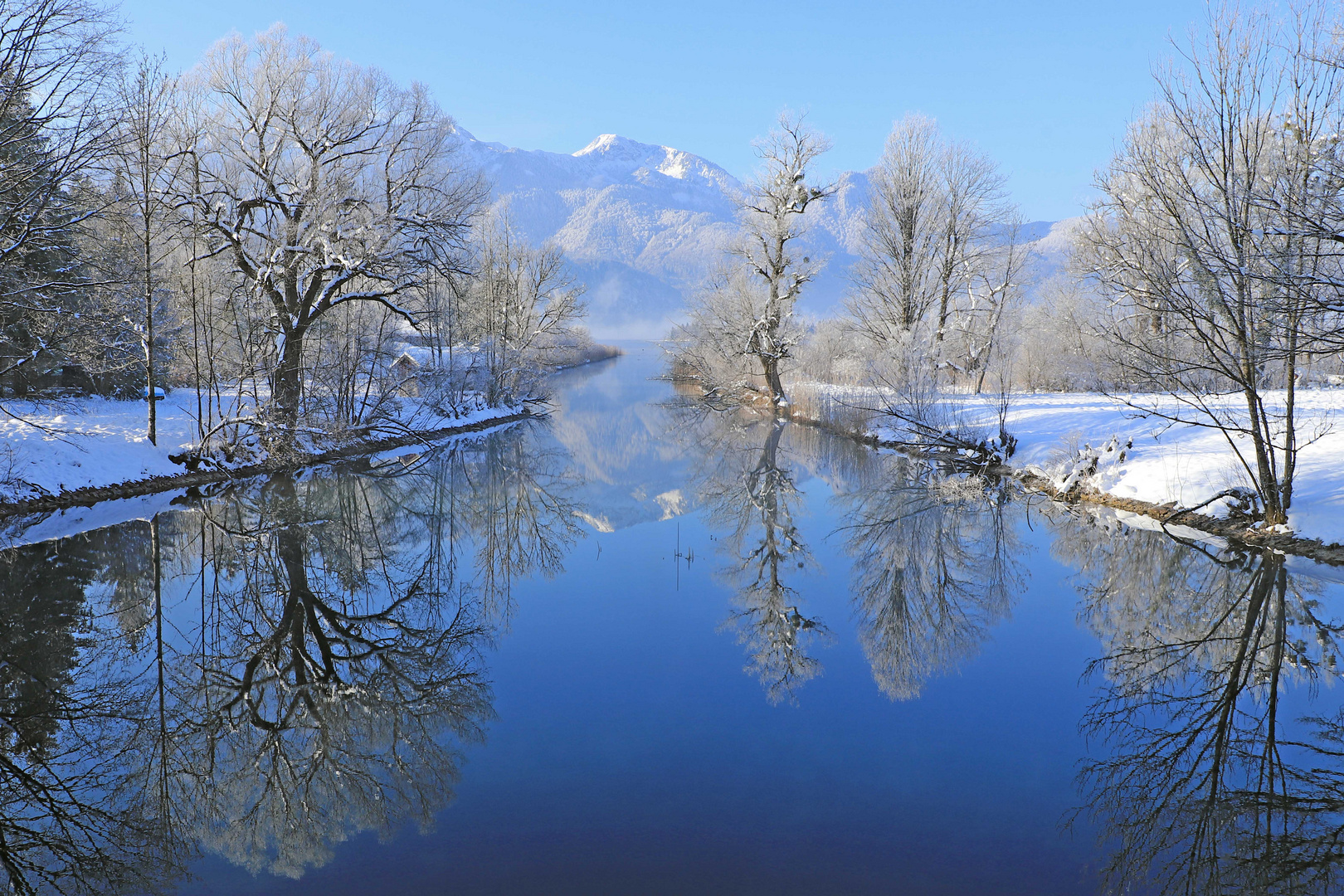 Winter an der Loisach