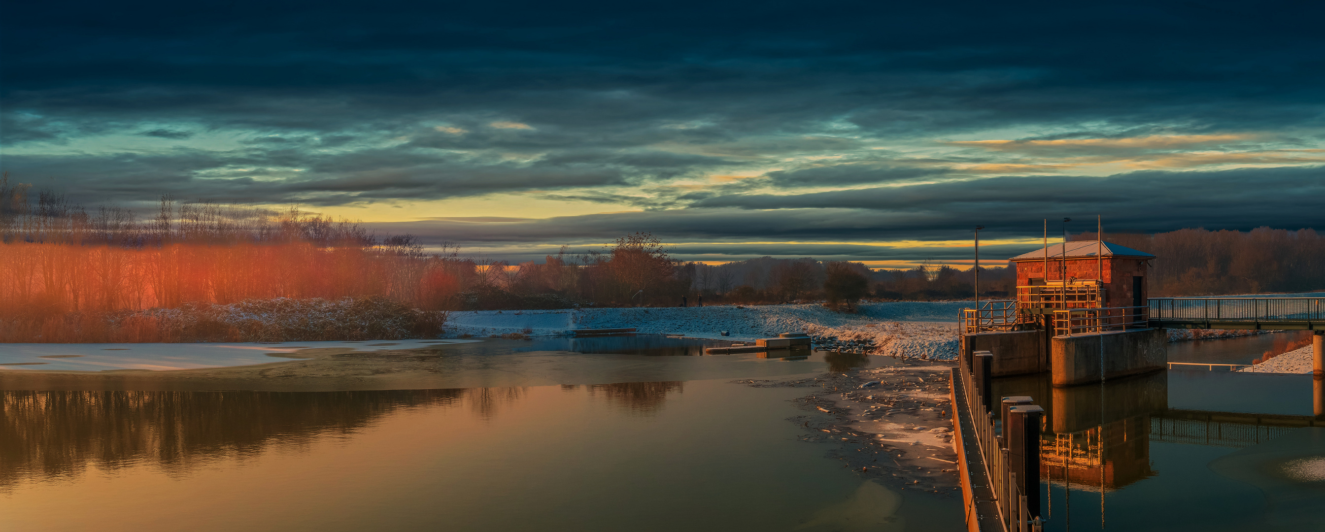 Winter an der Luppe