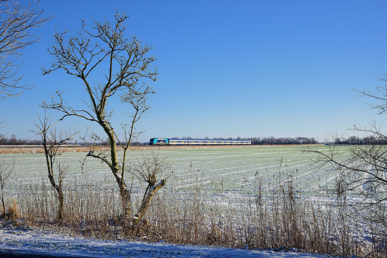 Winter an der Marschbahn