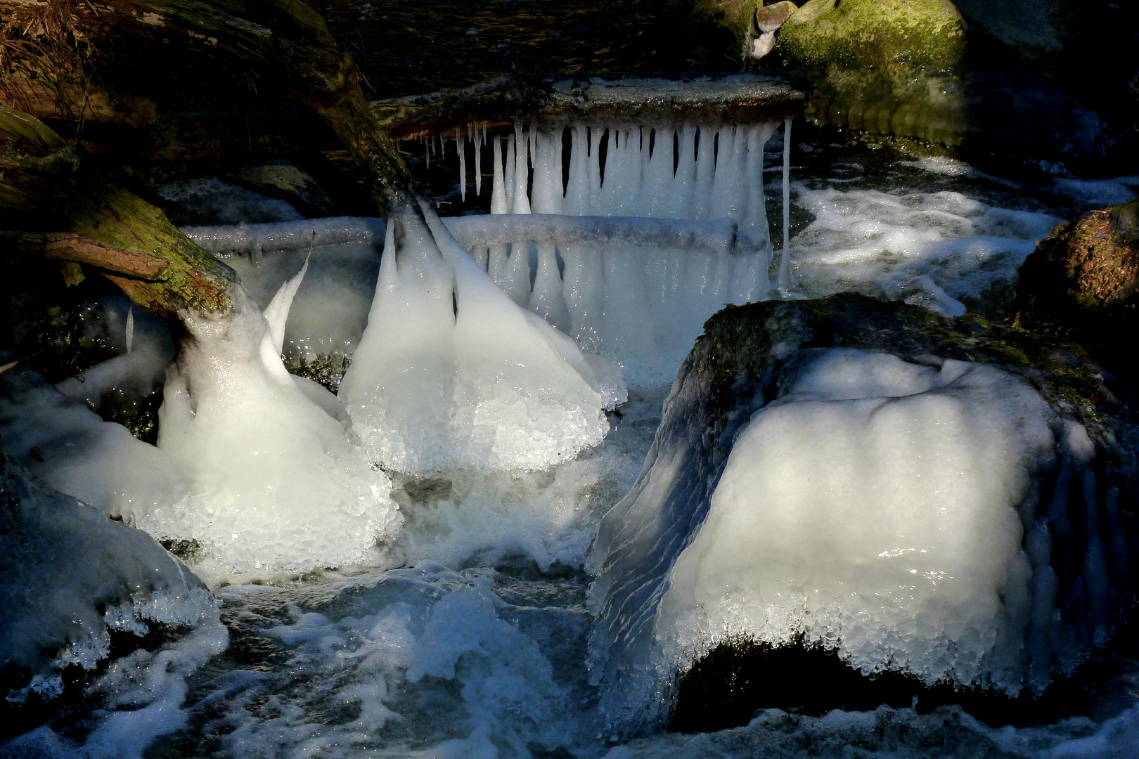 Winter an der Nette im Rauscherpark bei Saffig