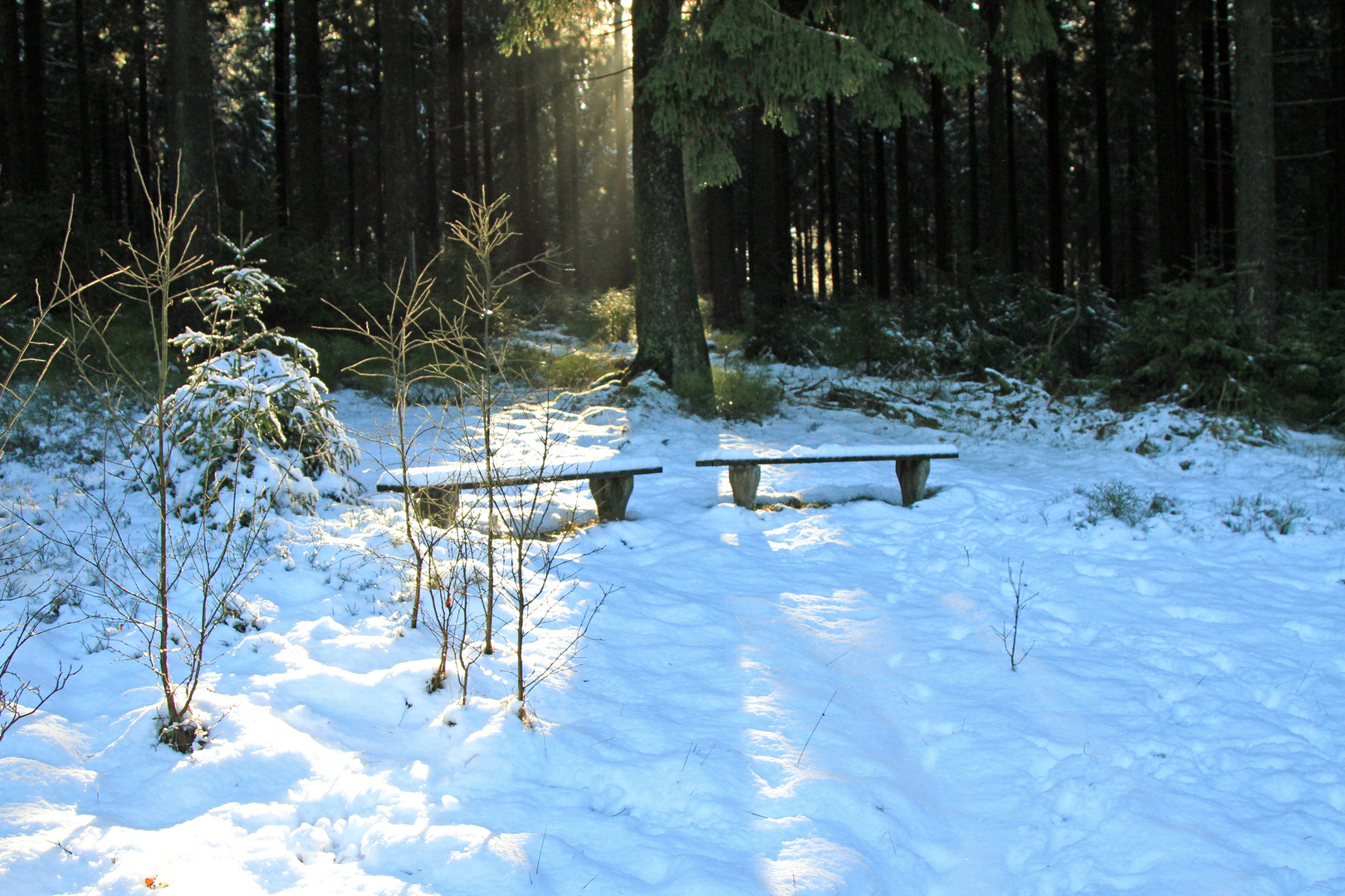 Winter an der Nordhelle im Sauerland