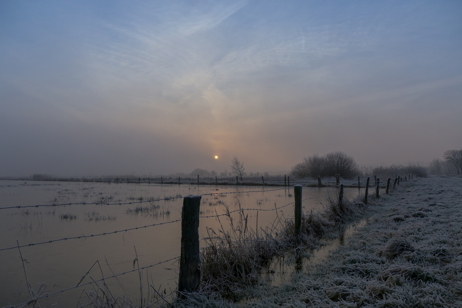 Winter an der Ochtum