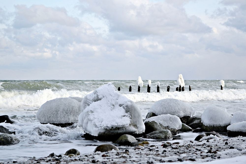 Winter an der Ostsee von Jeannette Michalski 