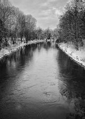 Winter an der Pegnitz