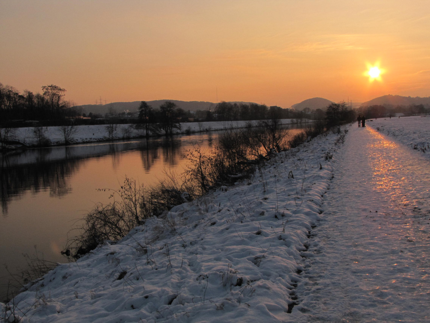 Winter an der Ruhr / Hattingen