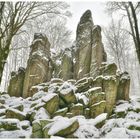 Winter an der Steinwand