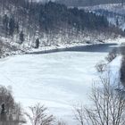 Winter an der Talsperre bei Rübeland