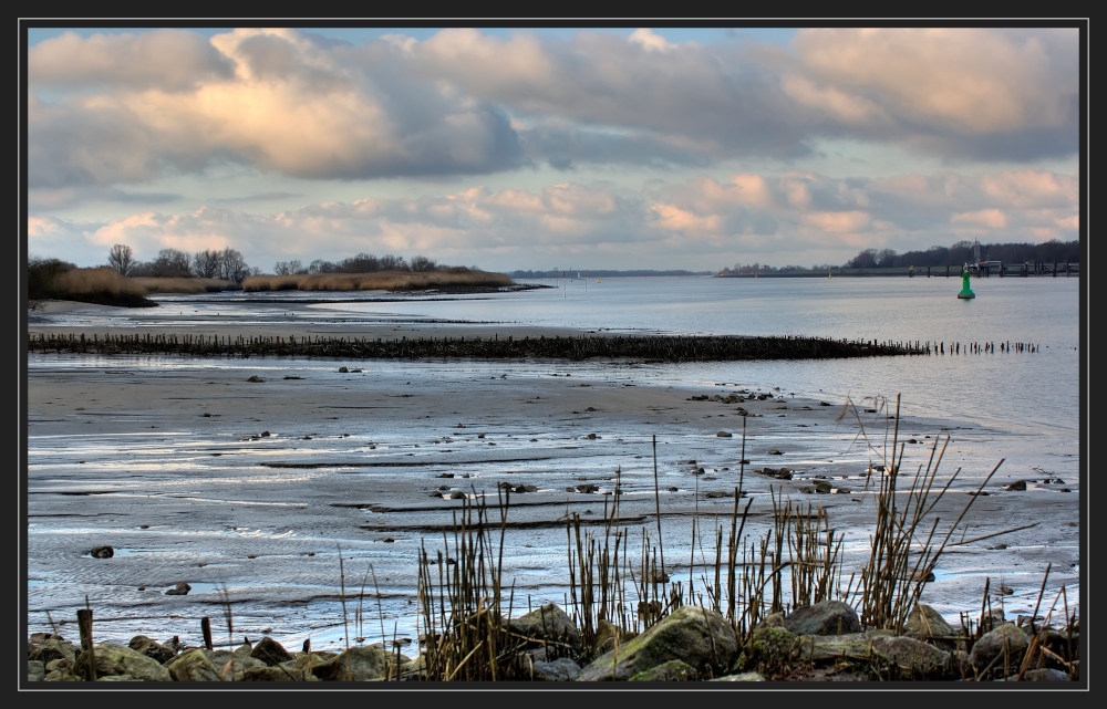 Winter an der Unterweser.....