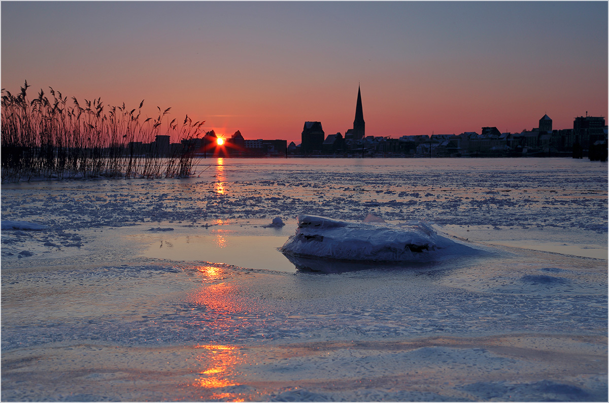 Winter an der Warnow