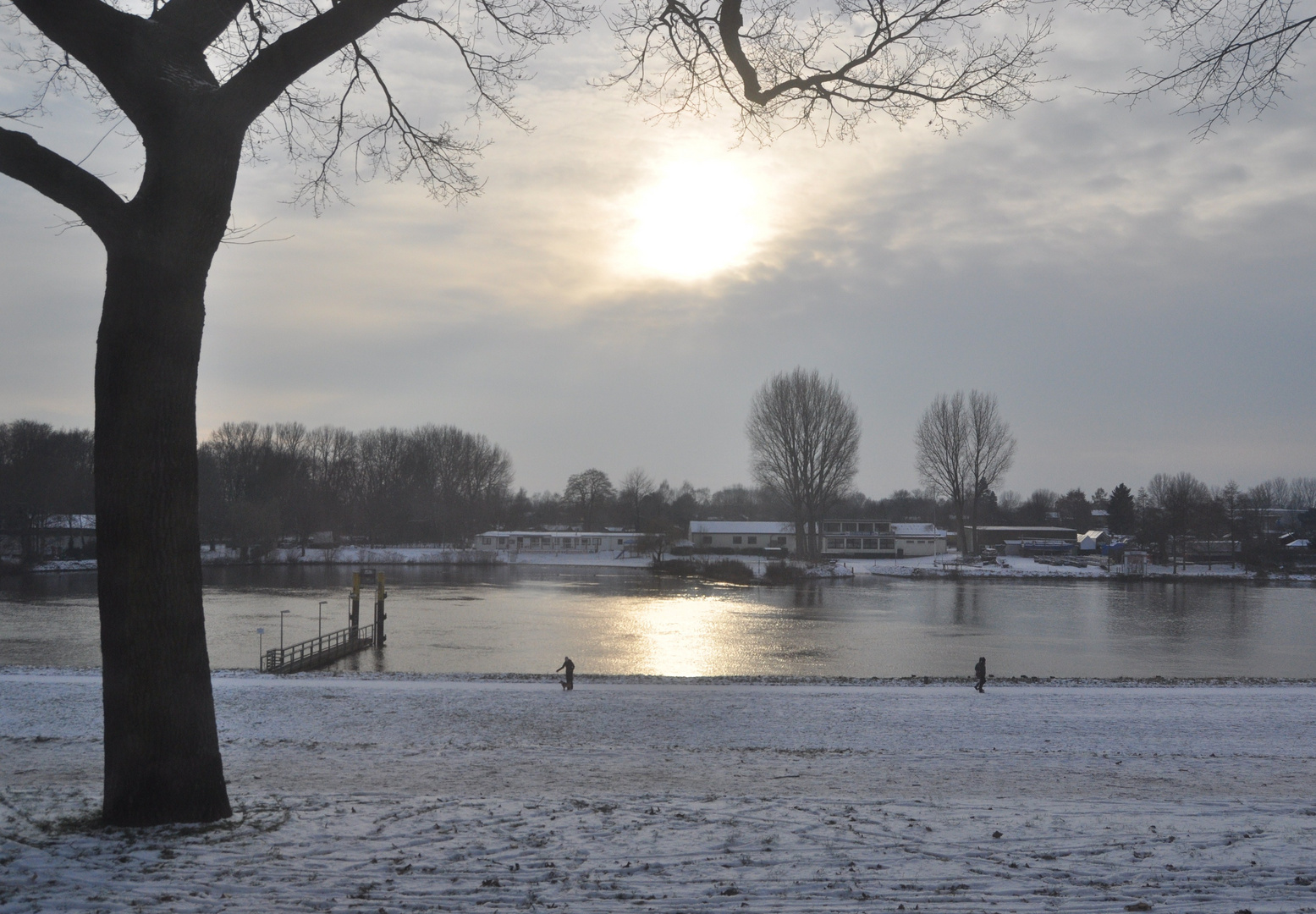 Winter an der Weser