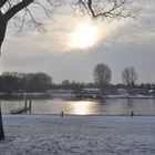 Winter an der Weser