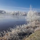 Winter an der Weser