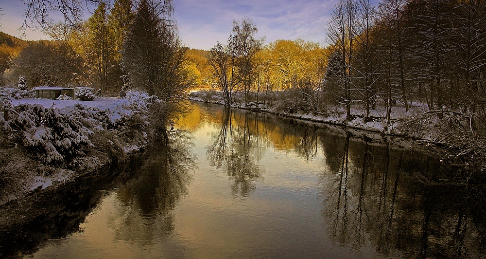 Winter an der Wupper