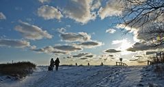 Winter anreise auf Hiddensee