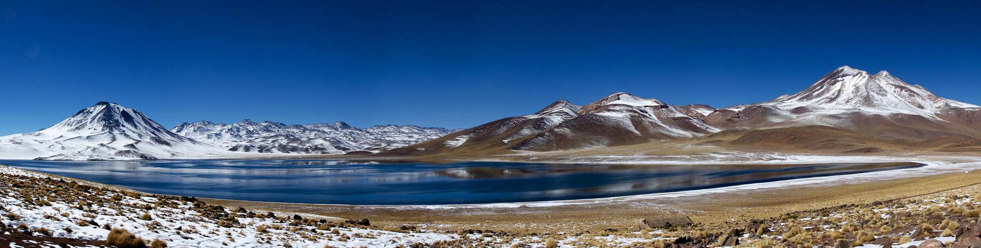 Winter at Atacama Desert Chile - Laguna Miscanti