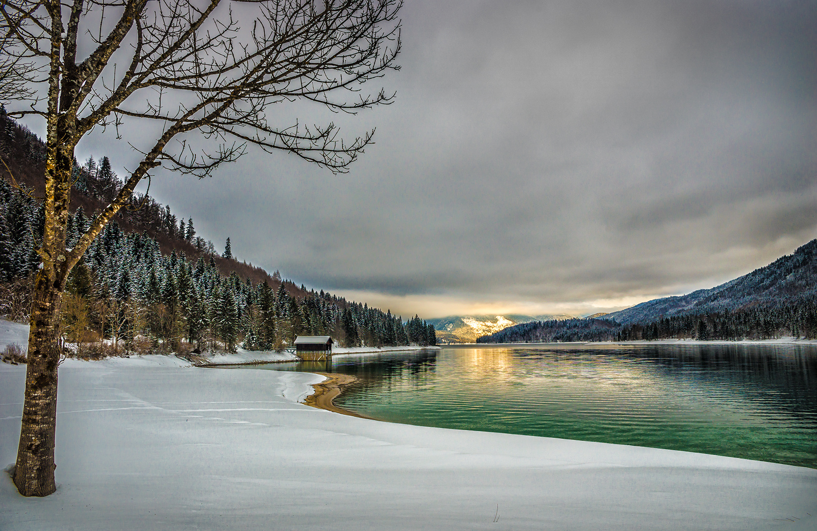 Winter at Lake Walchen