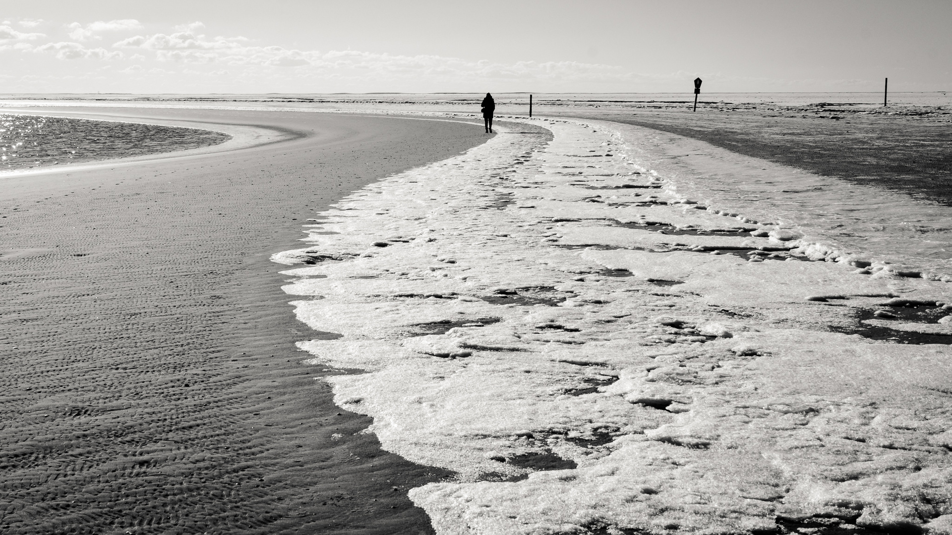 Winter auf Borkum II