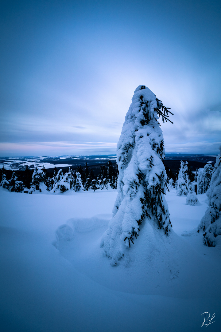 Winter auf dem Fichtelberg