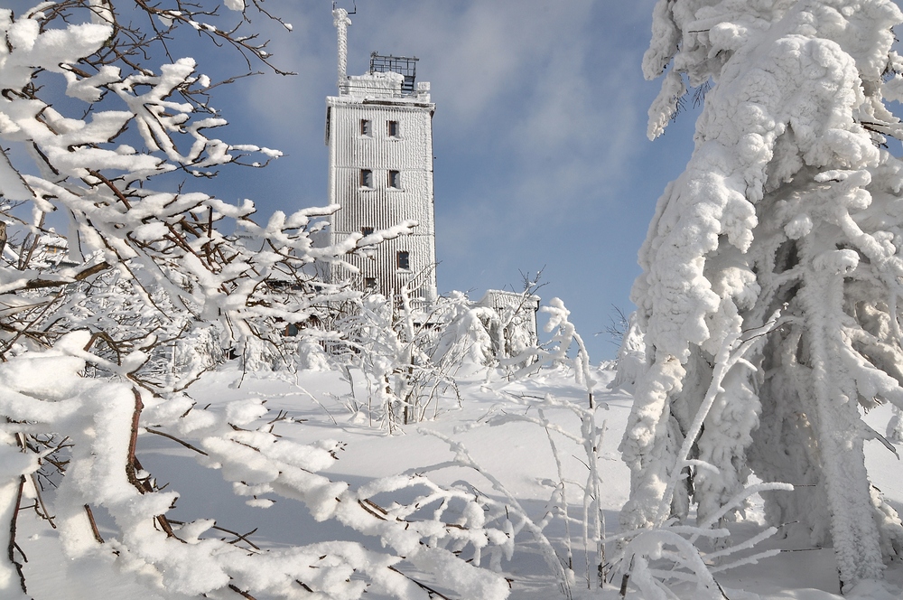 Winter auf dem Fichtelberg................, bei Minus -18°C