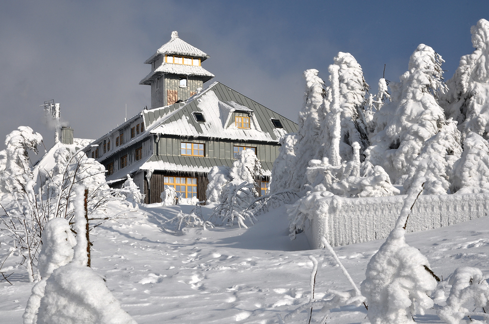 Winter auf dem Fichtelberg..................., bei Minus -18°C