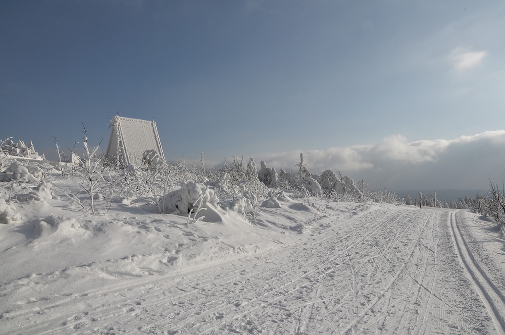 Winter auf dem Fichtelberg.............., bei Minus -18°C