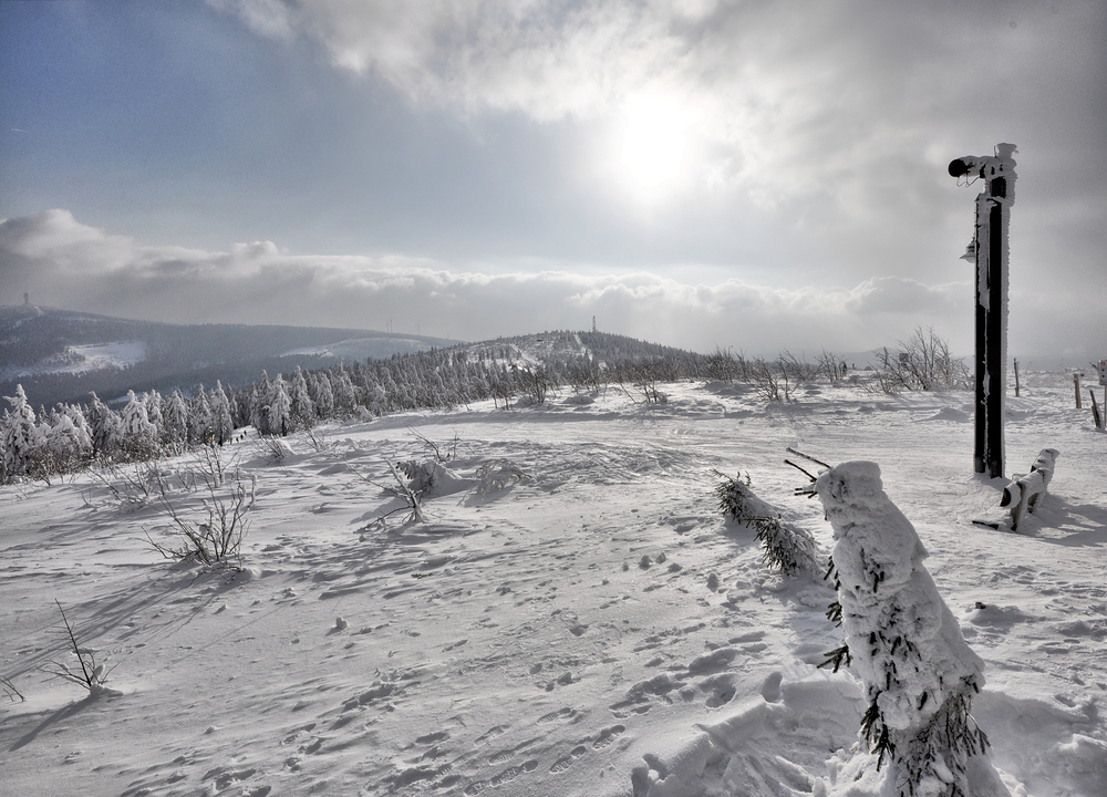 Winter auf dem Fichtelberg............, bei Minus -18°C