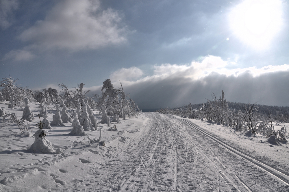 Winter auf dem Fichtelberg.................., bei Minus -18°C