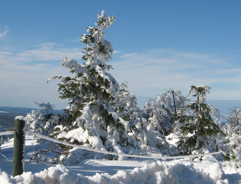 Winter auf dem Fichtelberg...