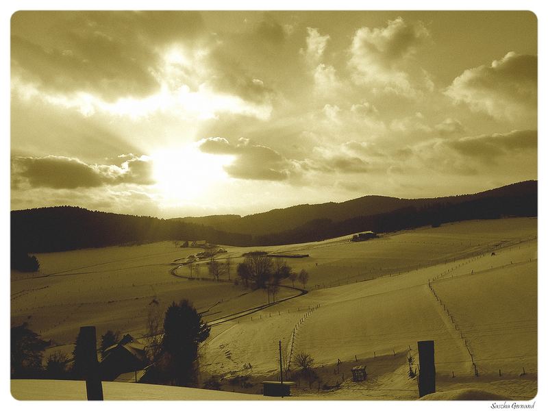 Winter auf dem Heller in Schwarzenau