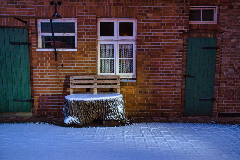 Winter auf dem Hof