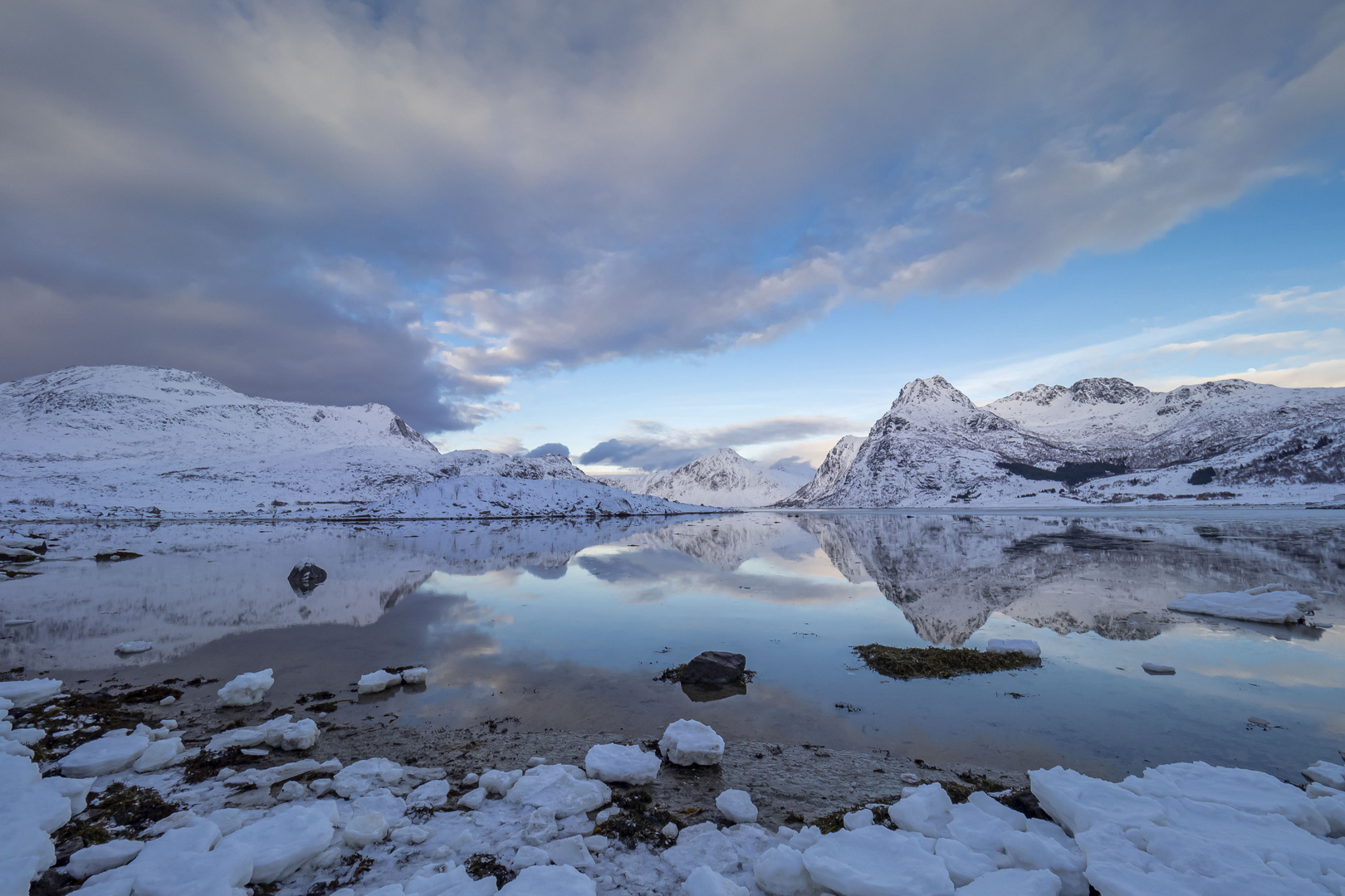 Winter auf dem Lofoten