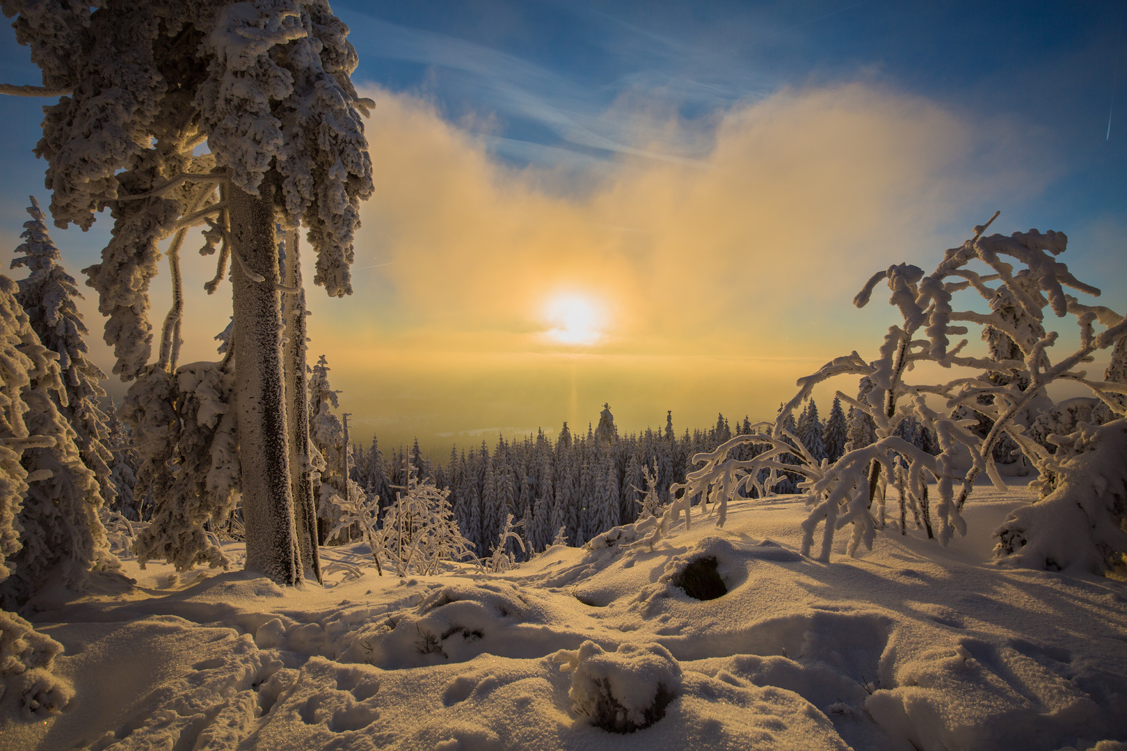 Winter auf dem Ochsenkopf