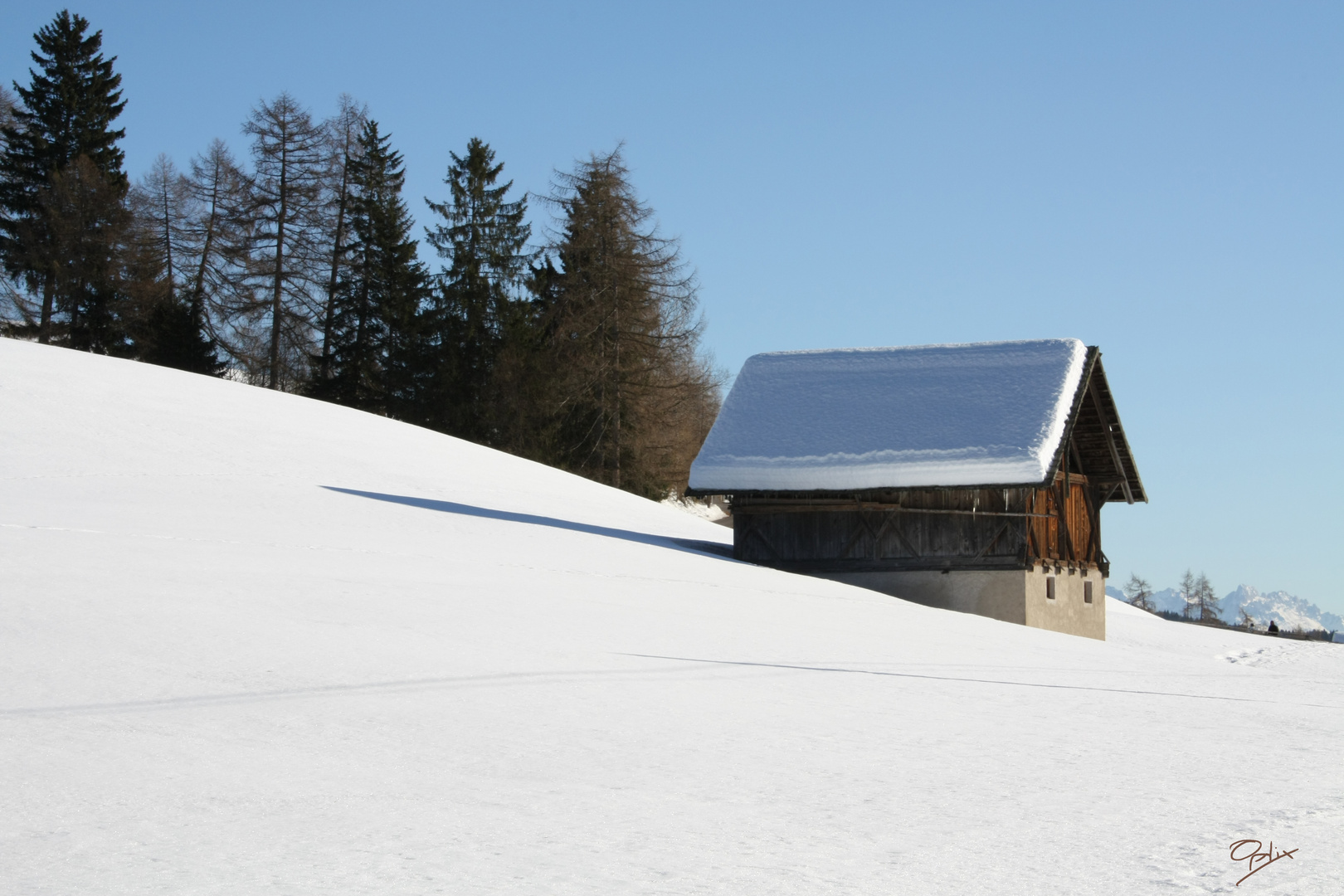 Winter auf dem Tschögglberg