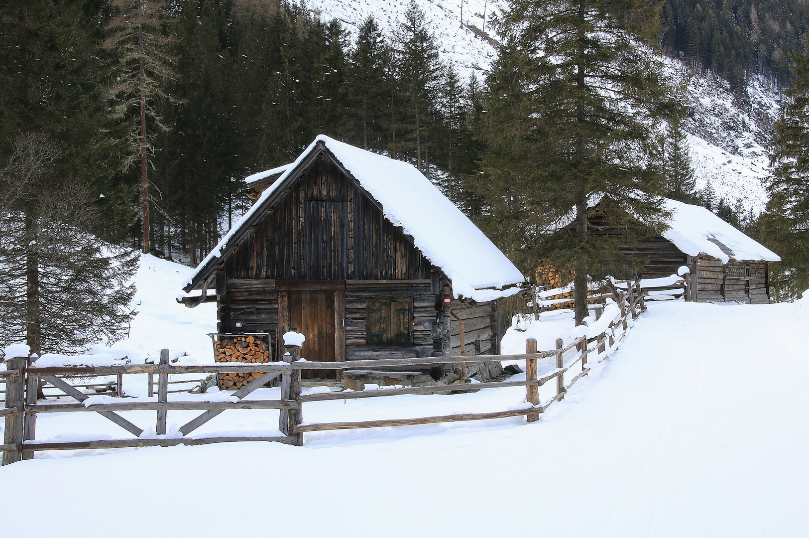 Winter auf der Alm