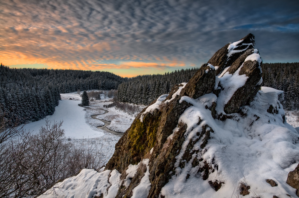 Winter auf der Bieley