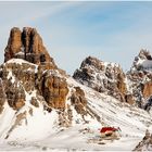 *Winter auf der Drei Zinnen Hütte*