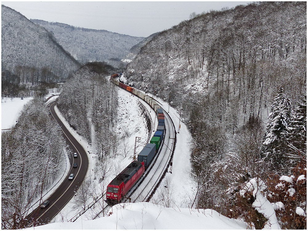 Winter auf der Geislinger Steige