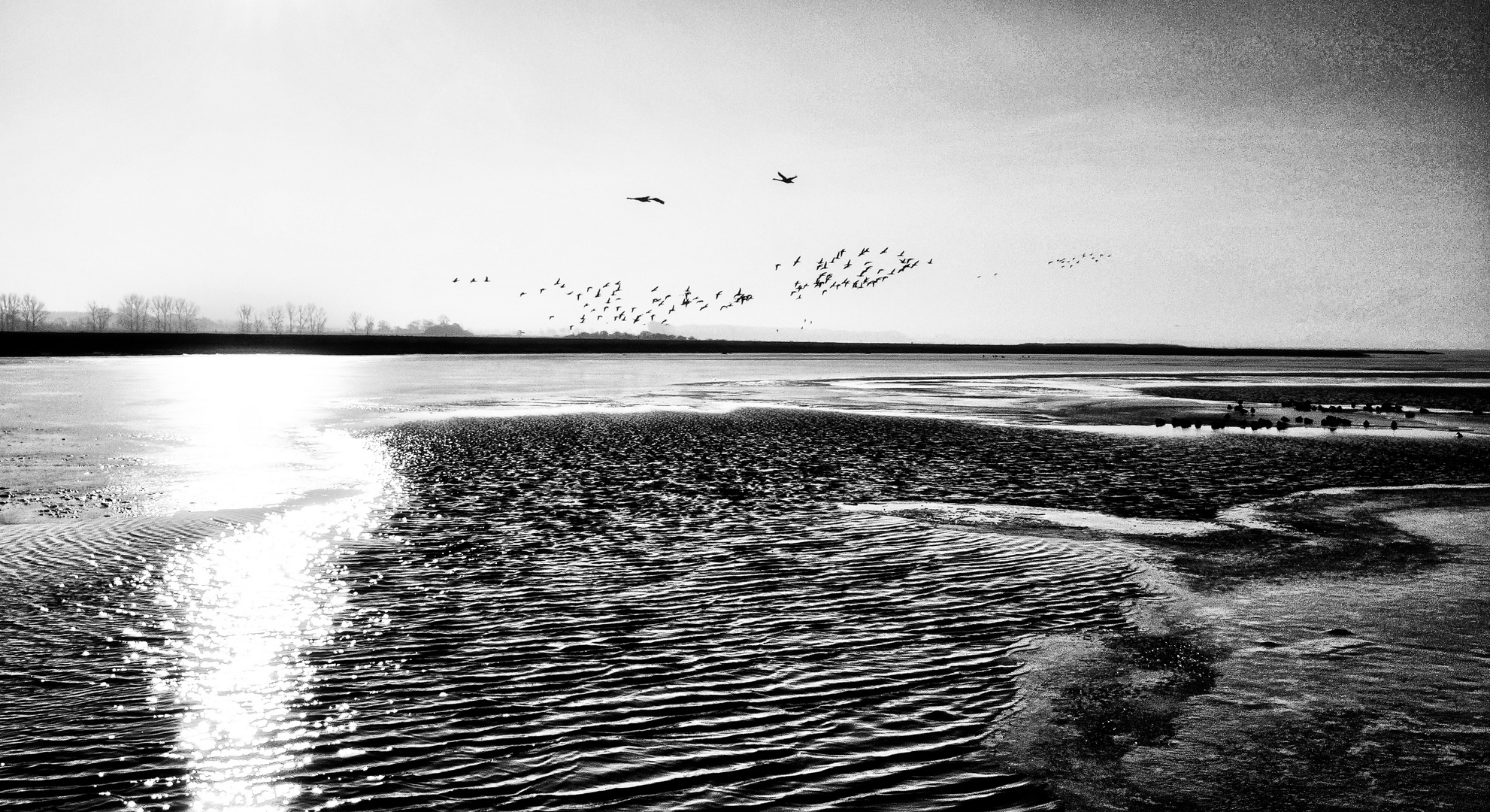                winter auf der insel poel