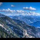 Winter auf der Nordseite der Alpen
