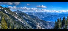 Winter auf der Nordseite der Alpen
