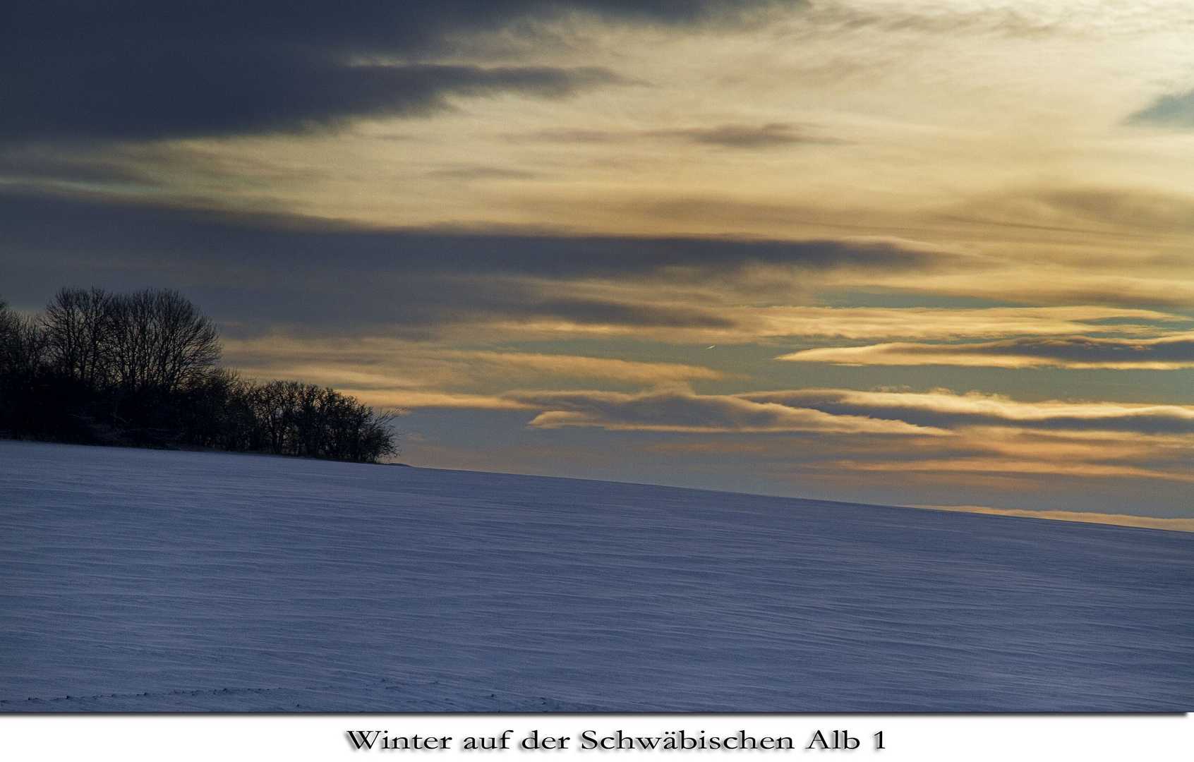 Winter auf der Schwäbischen Alb