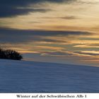 Winter auf der Schwäbischen Alb