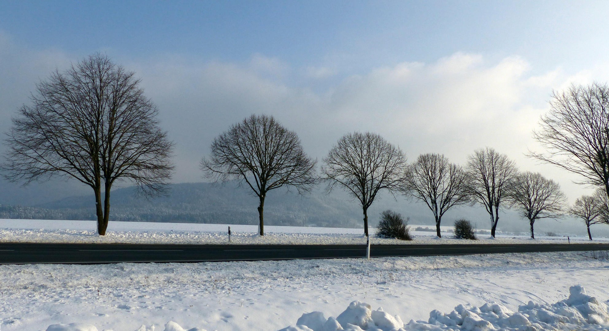 Winter auf der schwäbischen Alb  