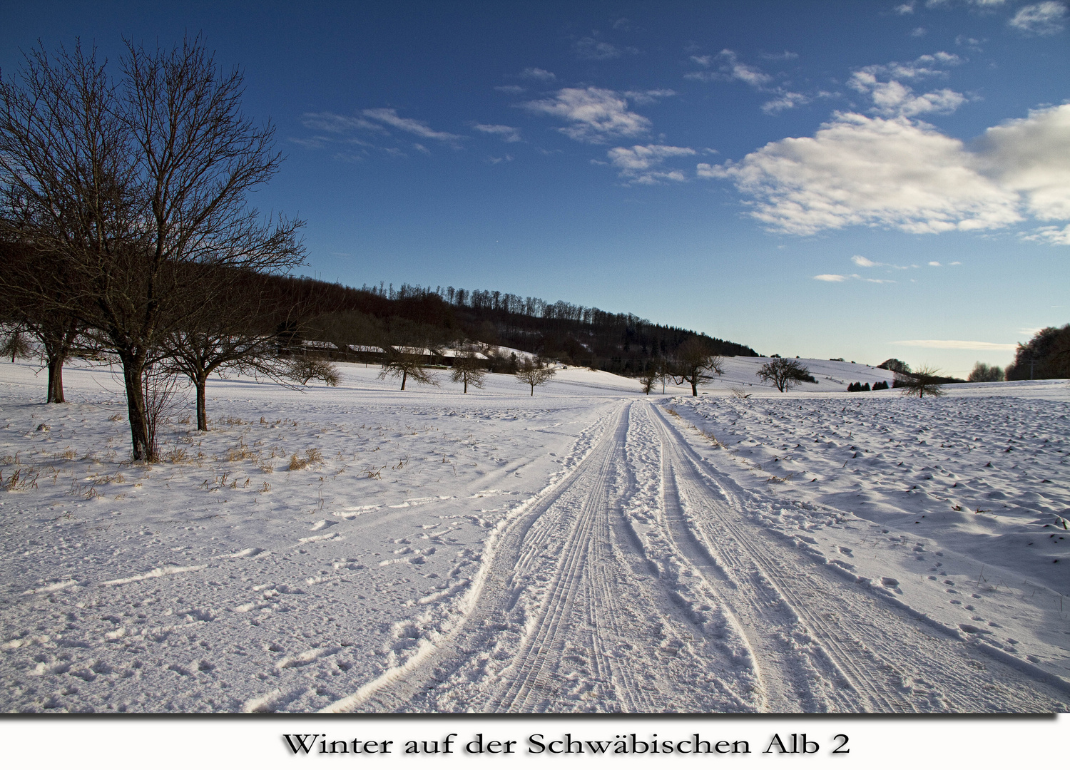 Winter auf der Schwäbischen Alb