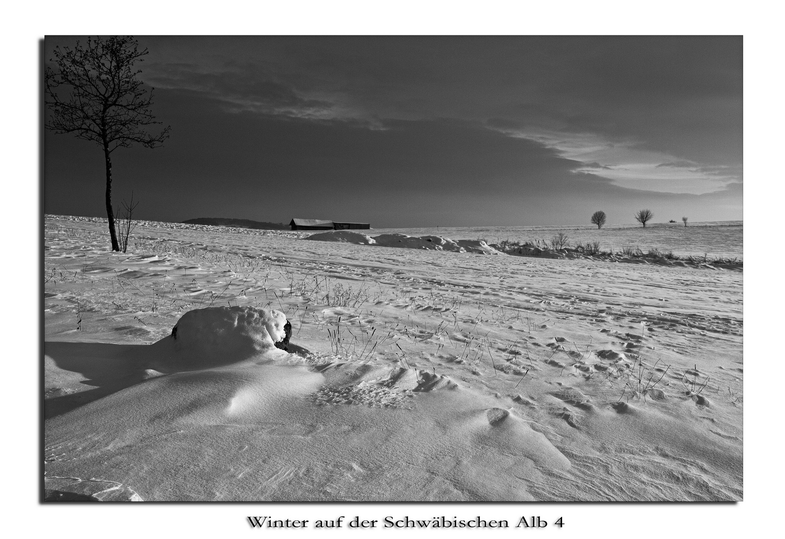 Winter auf der Schwäbischen Alb in SW